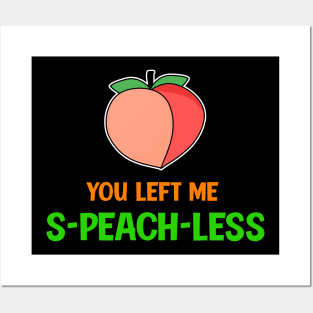 Funny Peach Quote Posters and Art